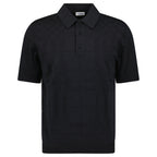 Burberry 'Kieran' Knit Polo-Shirt Black