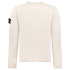 Stone Island Organic Cotton and Nylon Crewneck Jumper in Desert Beige