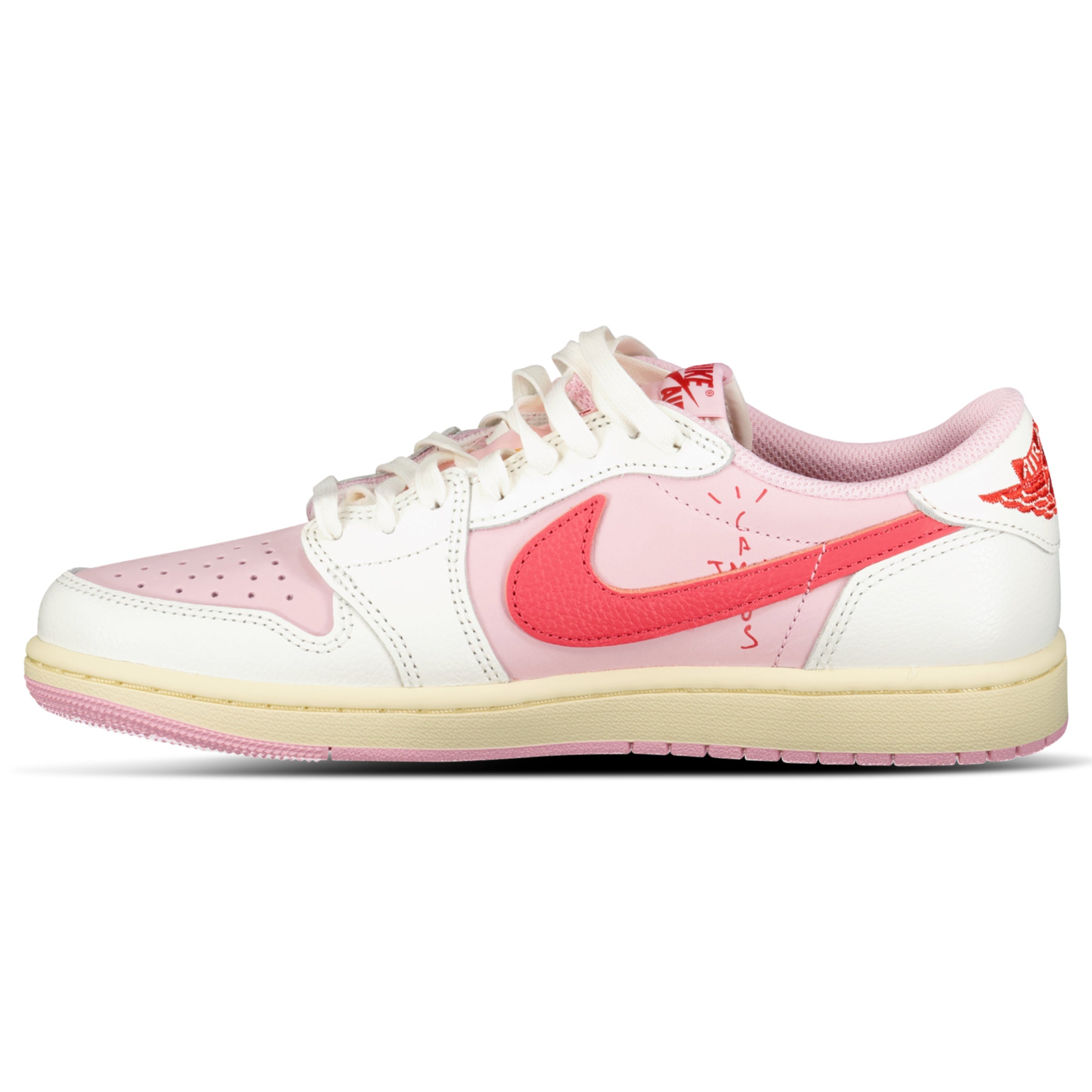 TRAVIS SCOTT X AIR JORDAN 1 RETRO LOW OG SP 'SAIL TROPICAL PINK'