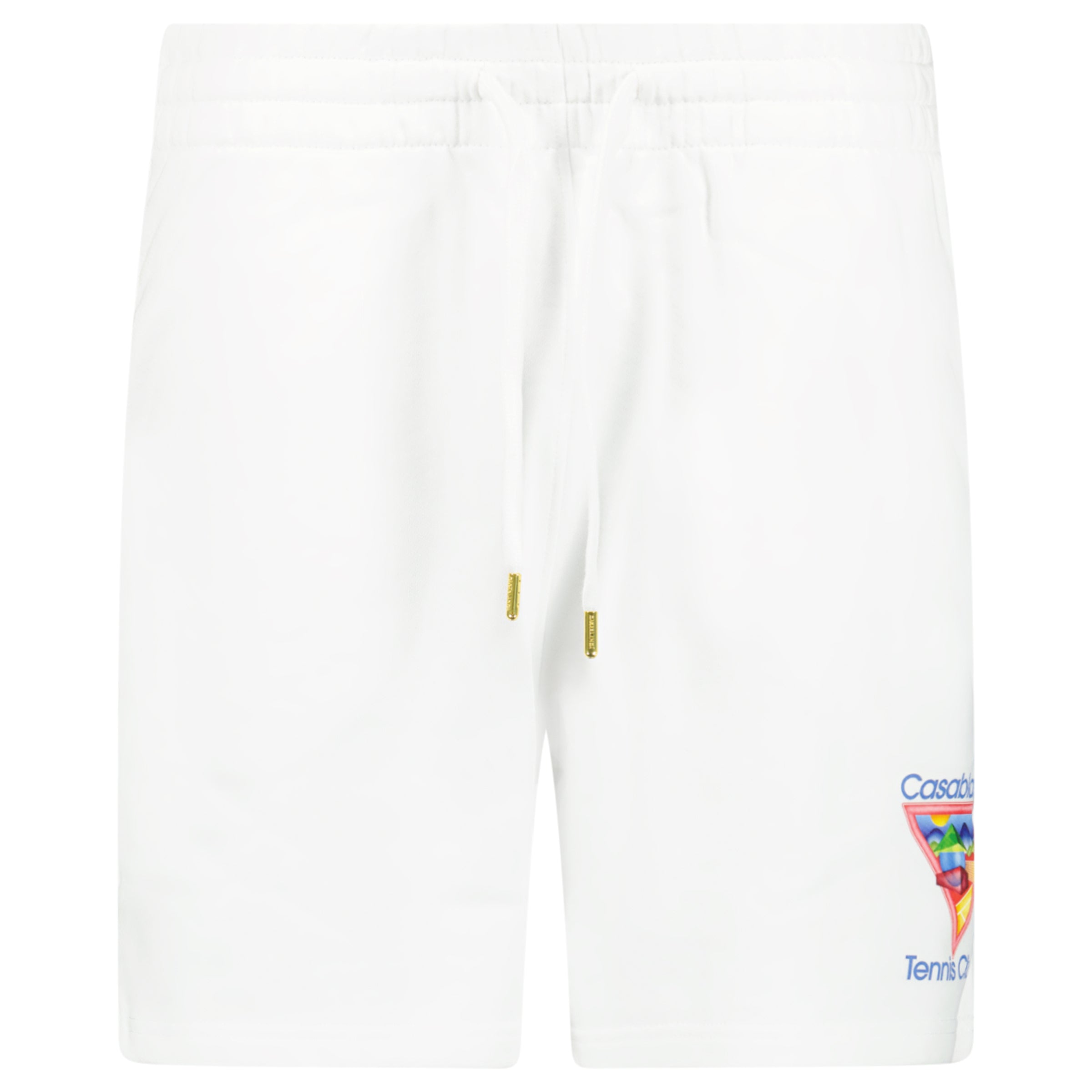 Casablanca Tennis Club Icon Sweatshorts in Off-White