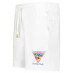 Casablanca Tennis Club Icon Sweatshorts in Off-White