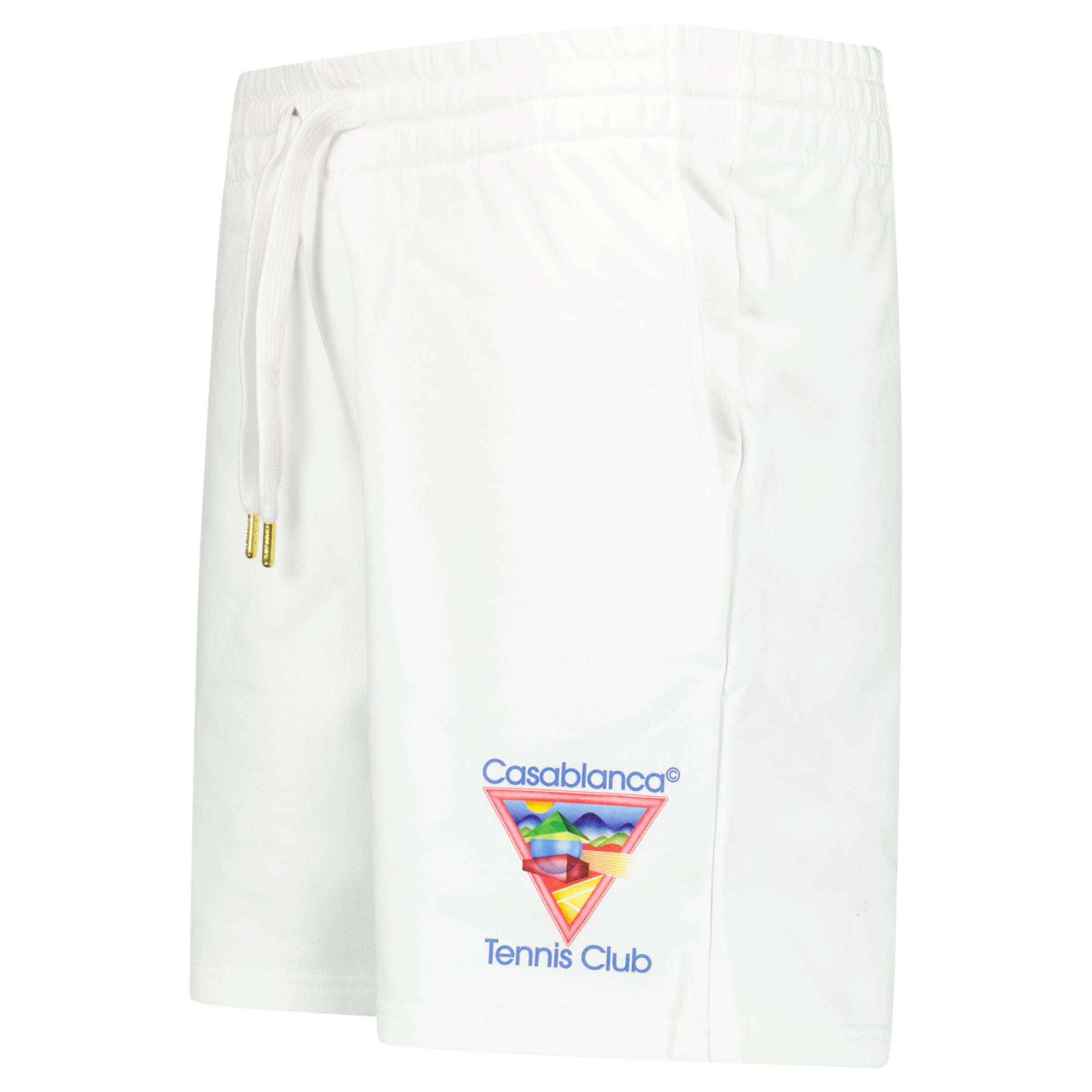 Casablanca Tennis Club Icon Sweatshorts in Off-White