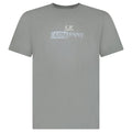 CP Company Logo T-Shirt in Smoked Pearl Grey
