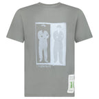CP Company Logo T-Shirt in Smoked Pearl Grey