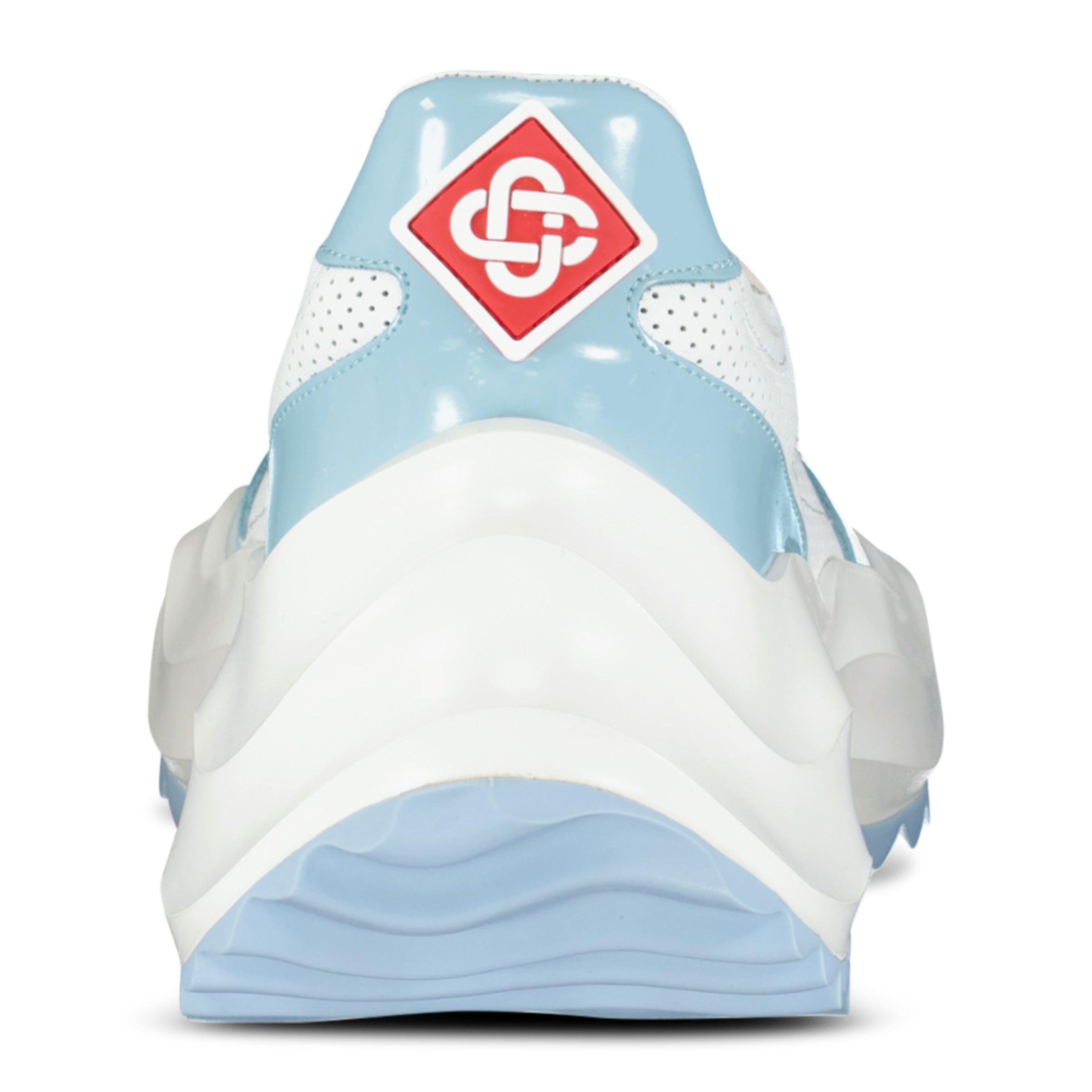 Casablanca Atlantis Chunky Sneakers White & Baby Blue