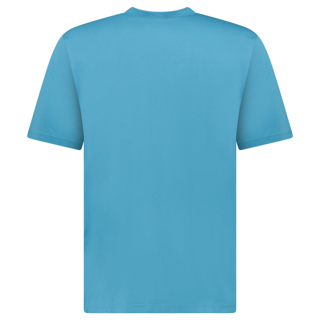 Burberry 'Ellison' Stripe Embroidery T-Shirt Turquoise