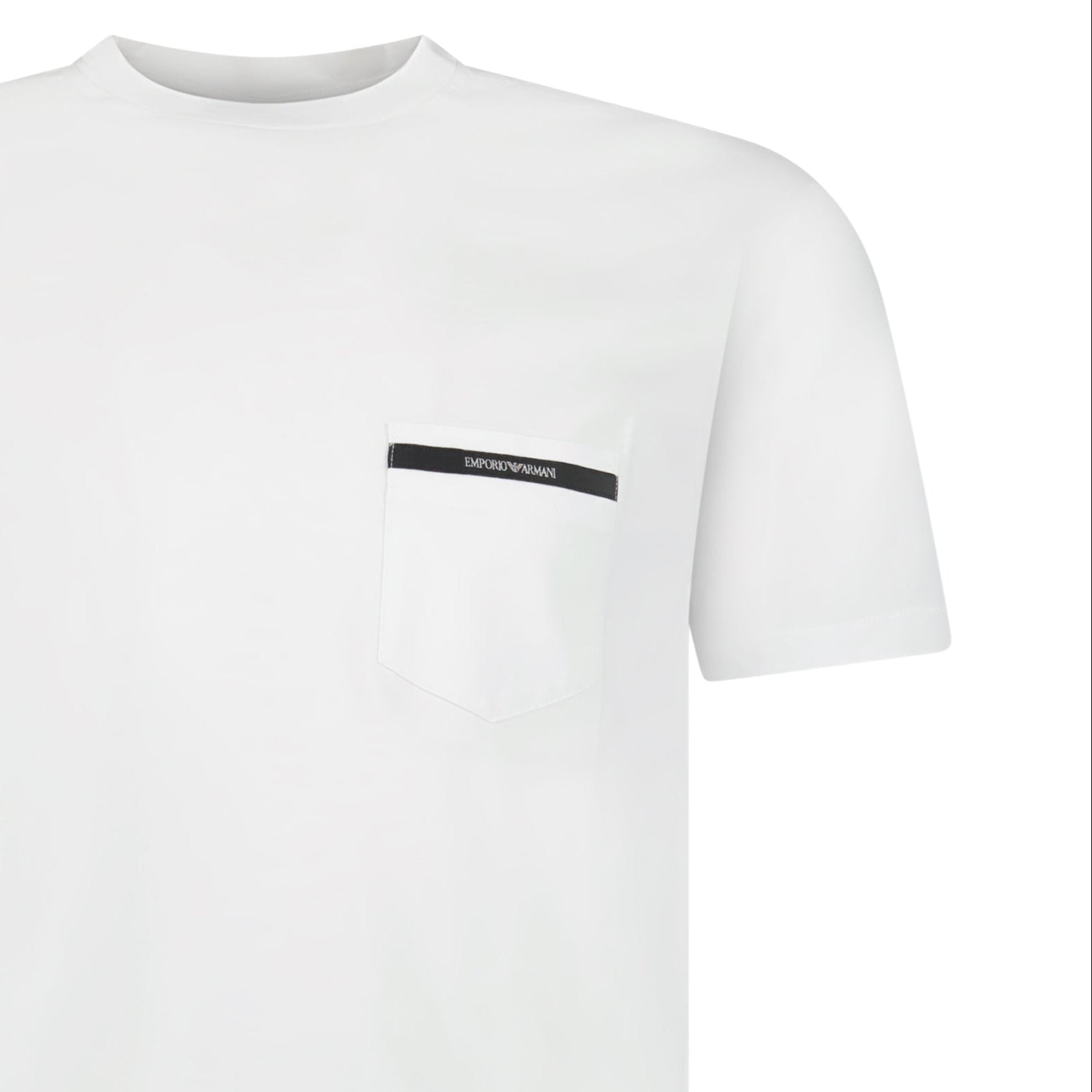 Armani Chest Pocket T-Shirt in White