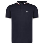 Armani Eagle Logo Polo Shirt in Navy
