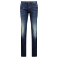 Emporio Armani J06 Slim Fit 5 Pocket Paint Splatter Jeans Blue