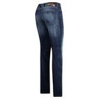 Emporio Armani J06 Slim Fit 5 Pocket Paint Splatter Jeans Blue