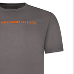 Armani Logo Print T-Shirt in Grey