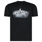 Armani New York Skyline Graphic T-Shirt in Black