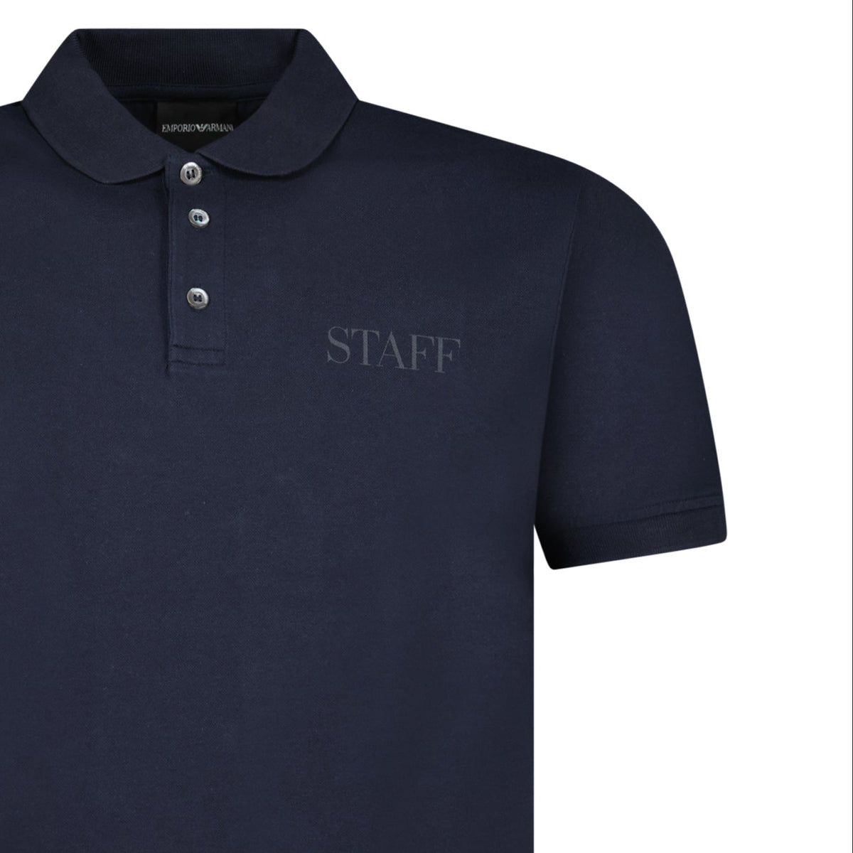 Armani Staff Polo Shirt in Navy