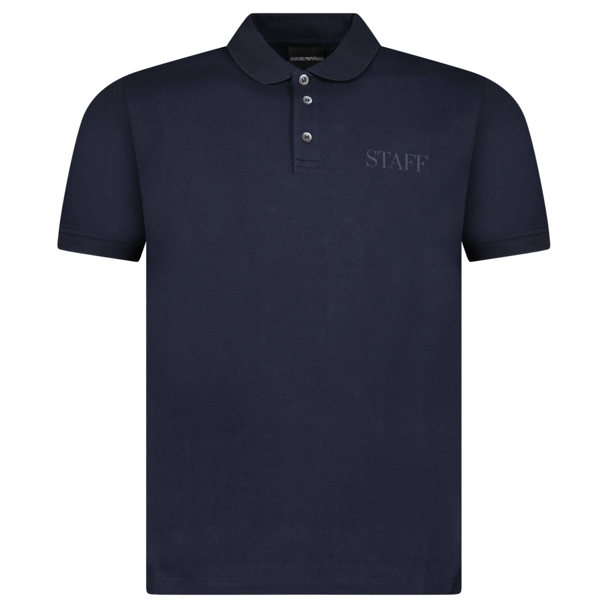Armani Staff Polo Shirt in Navy