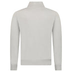 Boss Kanobix Cotton/Cashmere Half Zip Jumper Grey