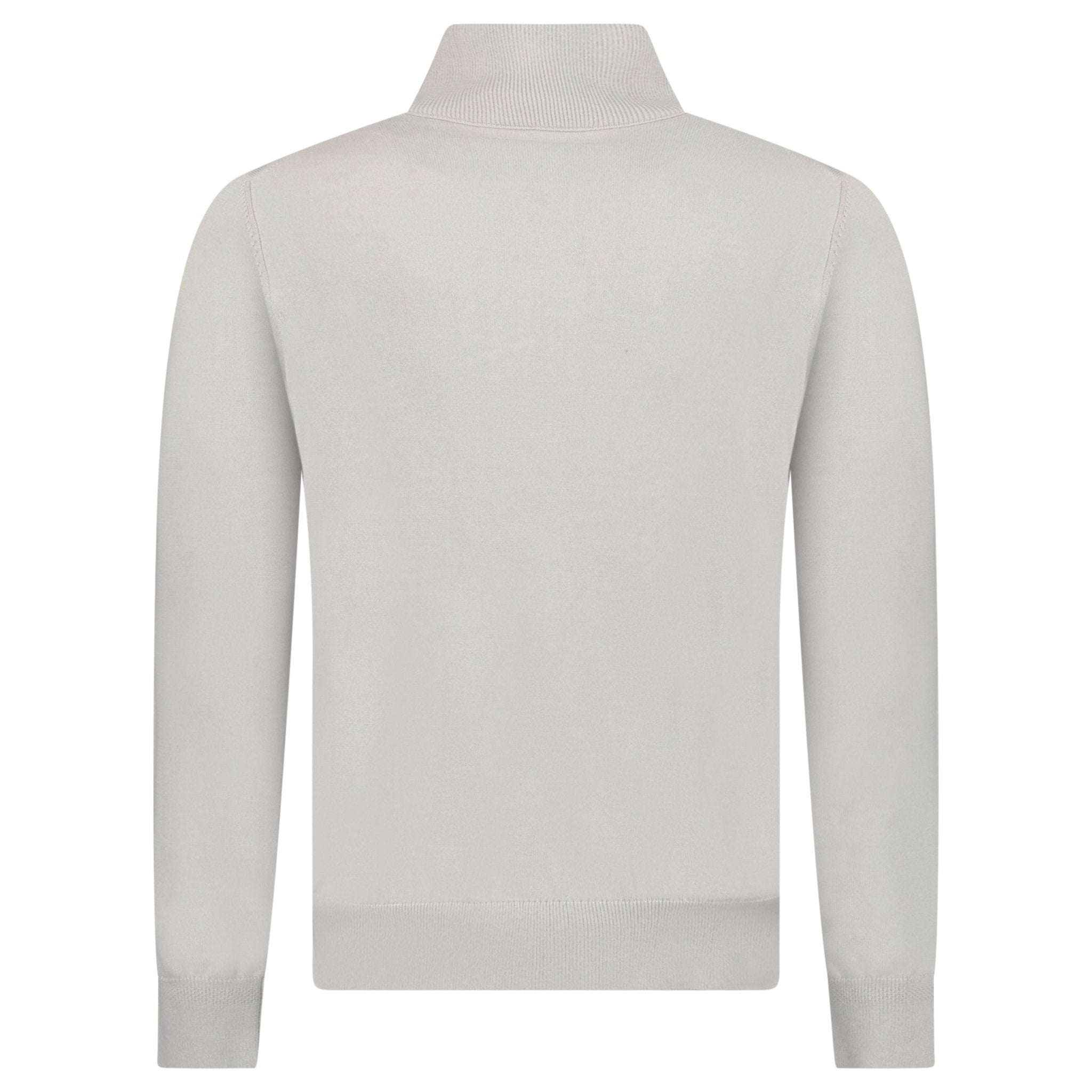 Boss Kanobix Cotton/Cashmere Half Zip Jumper Grey