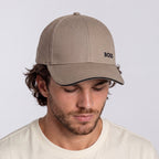 Boss Logo Embossed Cap Brindle