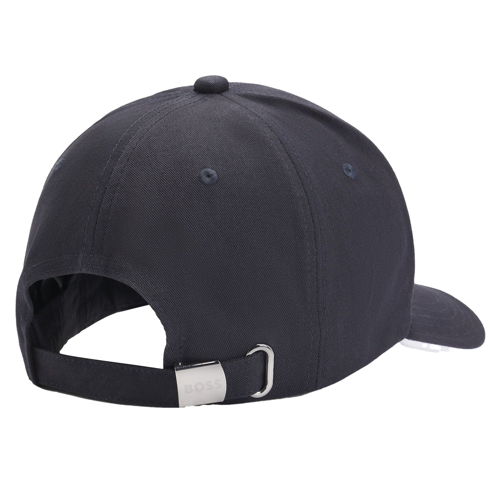 Boss Logo Embossed Cap Dark Blue & Beige