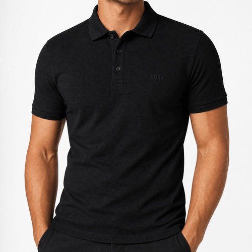 Boss Paddy Polo Shirt in Black