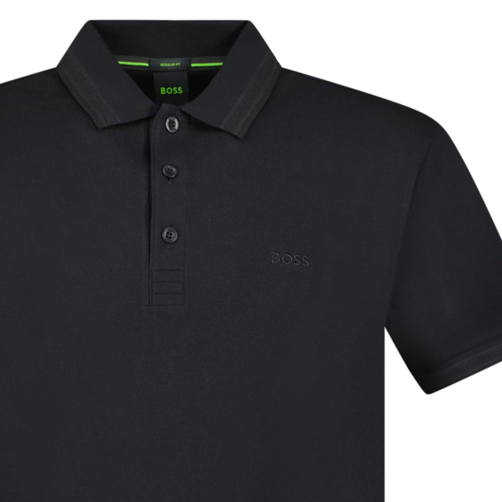 Boss Paddy Polo Shirt in Black