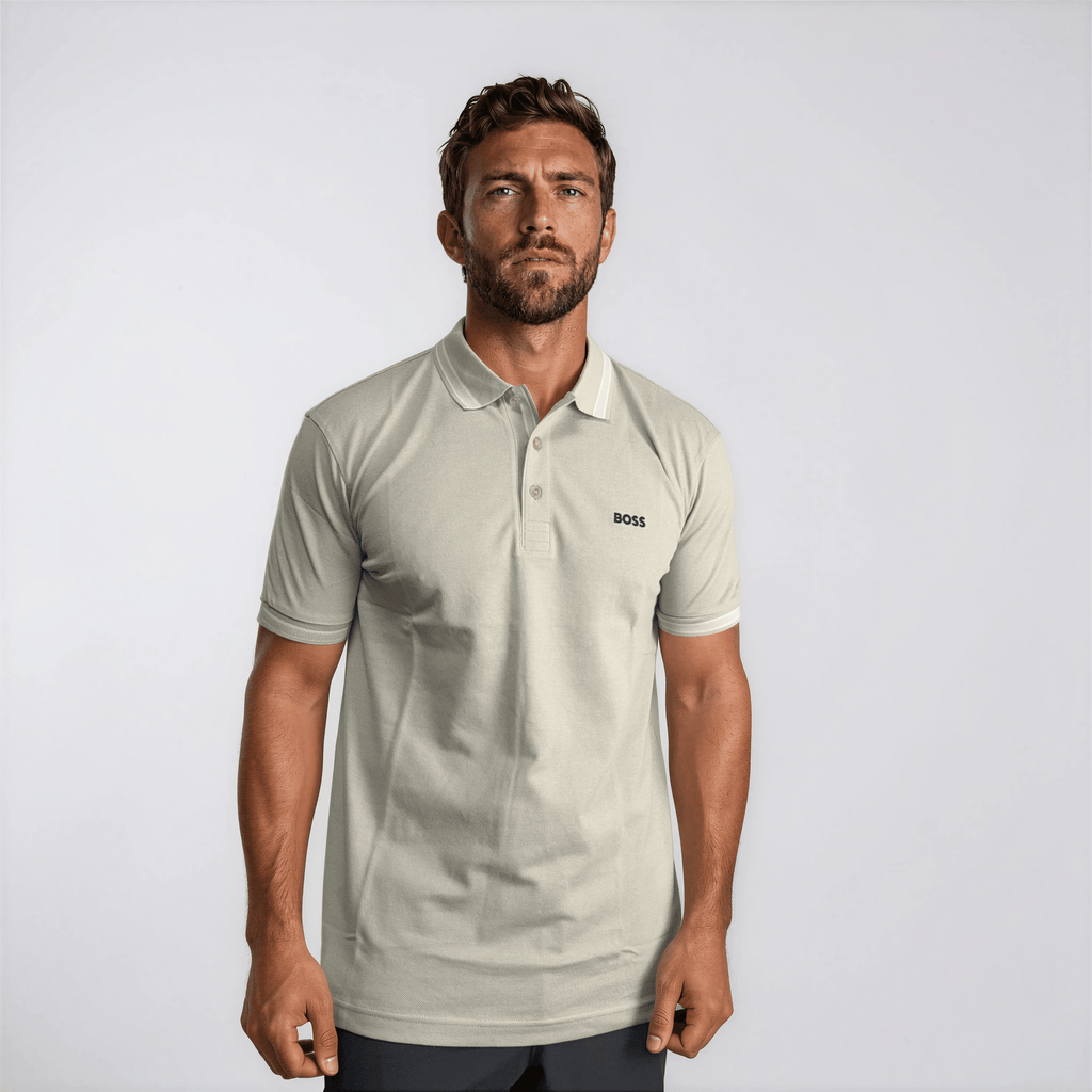 Boss Paddy Polo Shirt in Light Beige