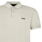 Boss Paddy Polo Shirt in Light Beige