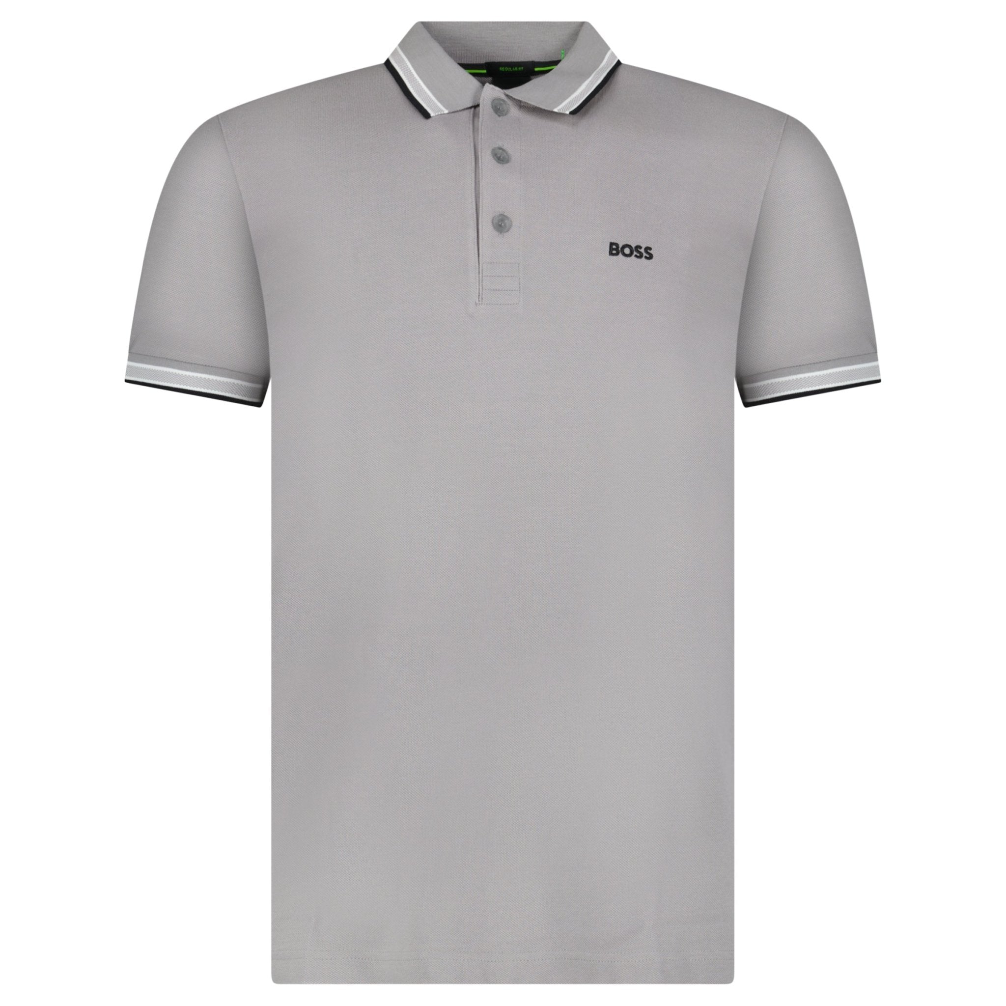 Boss Paddy Polo Shirt in Light Grey