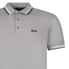 Boss Paddy Polo Shirt in Light Grey