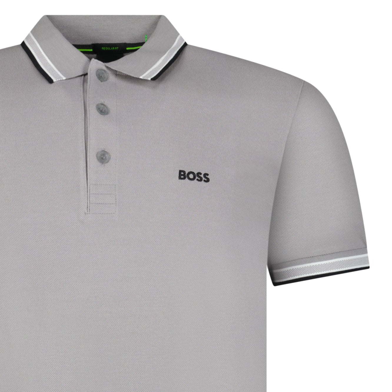 Boss Paddy Polo Shirt in Light Grey
