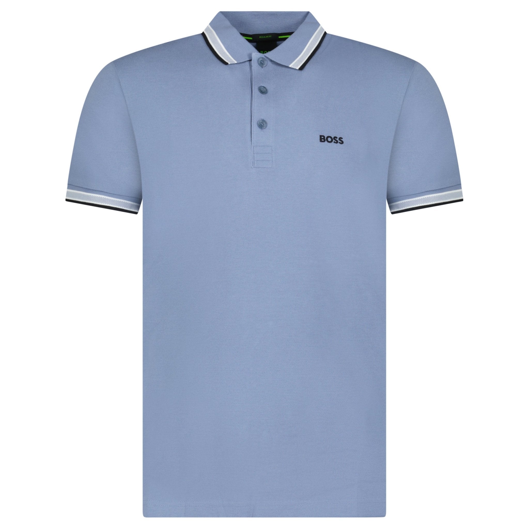 Boss Paddy Polo Shirt in Open Blue