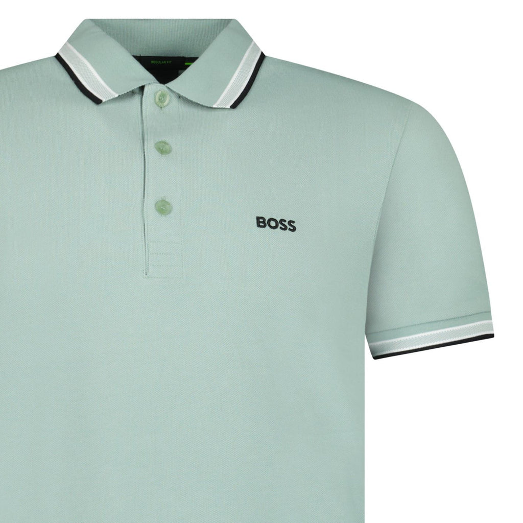 Boss Paddy Polo Shirt in Open Green