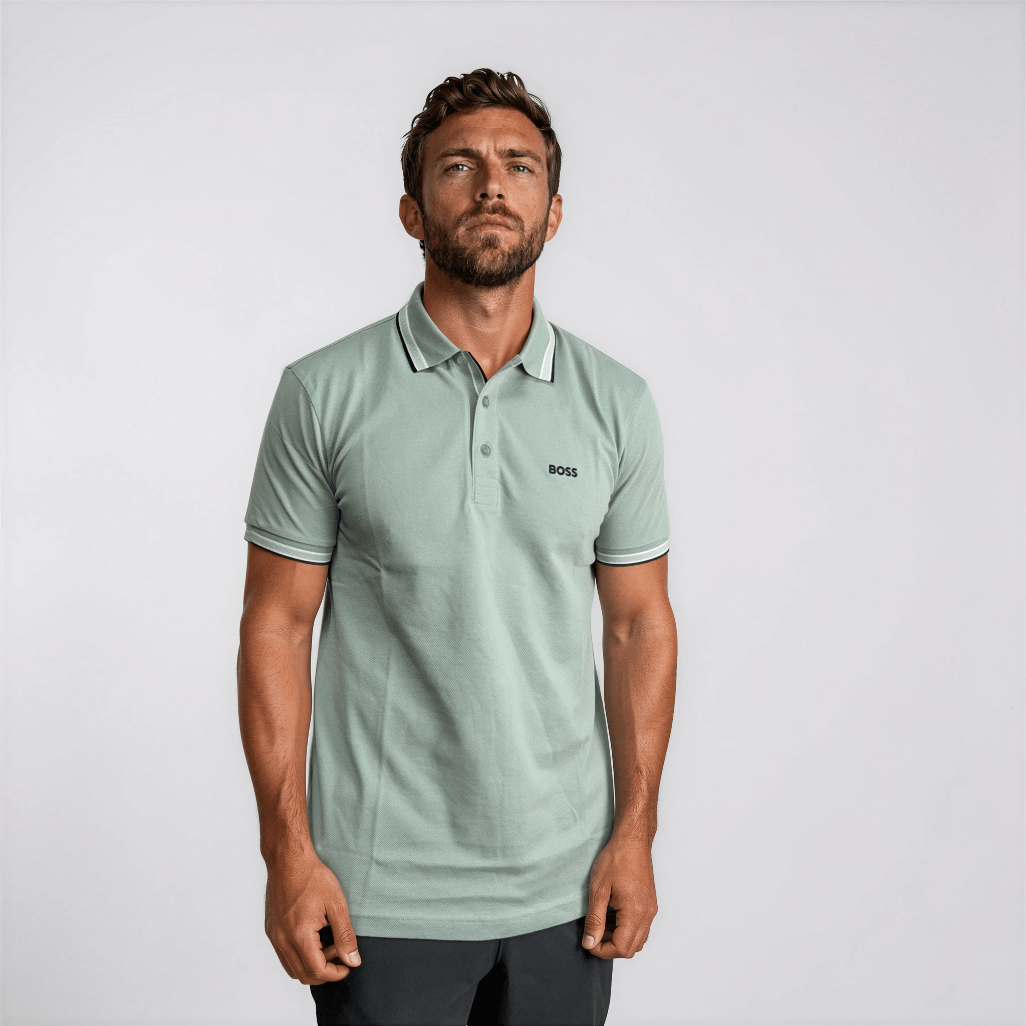 Boss Paddy Polo Shirt in Open Green