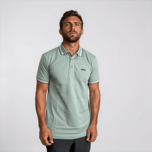 Boss Paddy Polo Shirt in Open Green