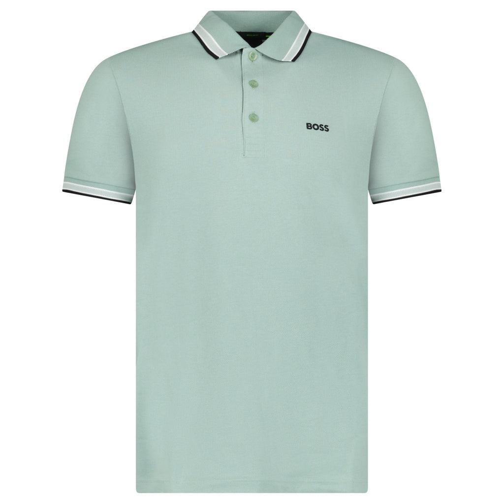 Boss Paddy Polo Shirt in Open Green