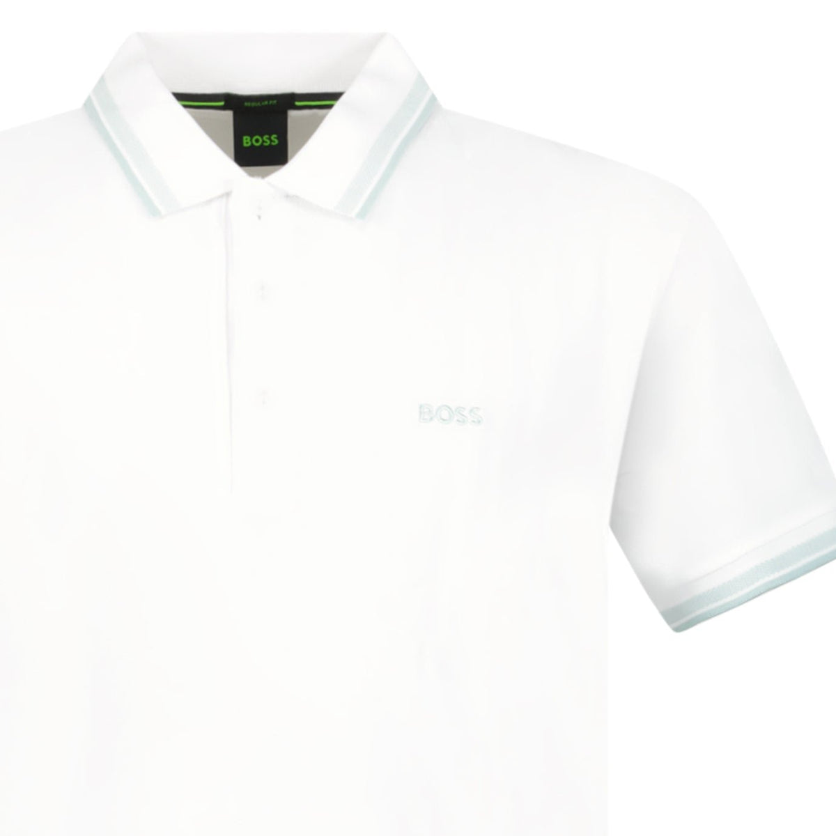 Boss Paddy Polo Shirt in Open White