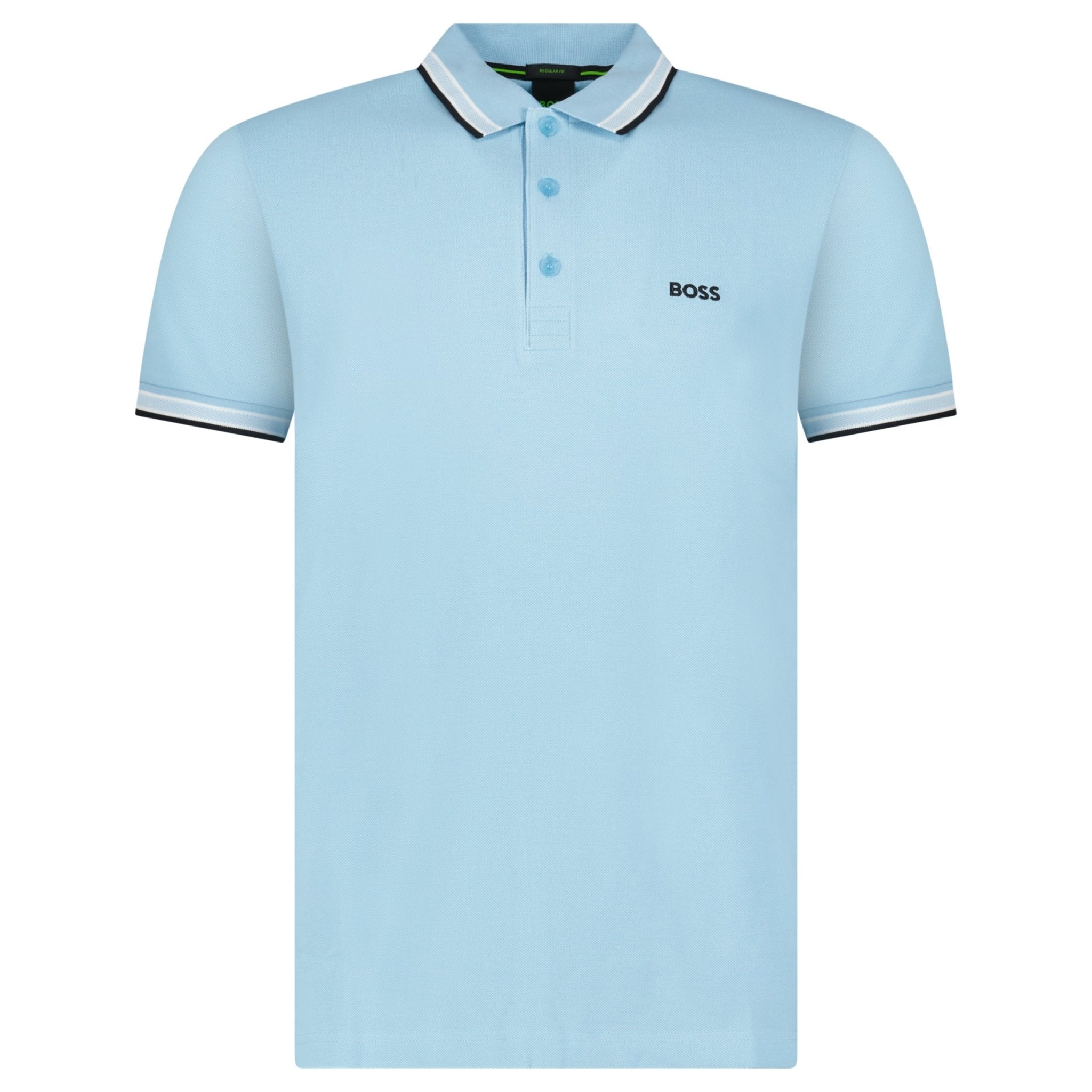 Boss Paddy Polo Shirt in Pastel Blue