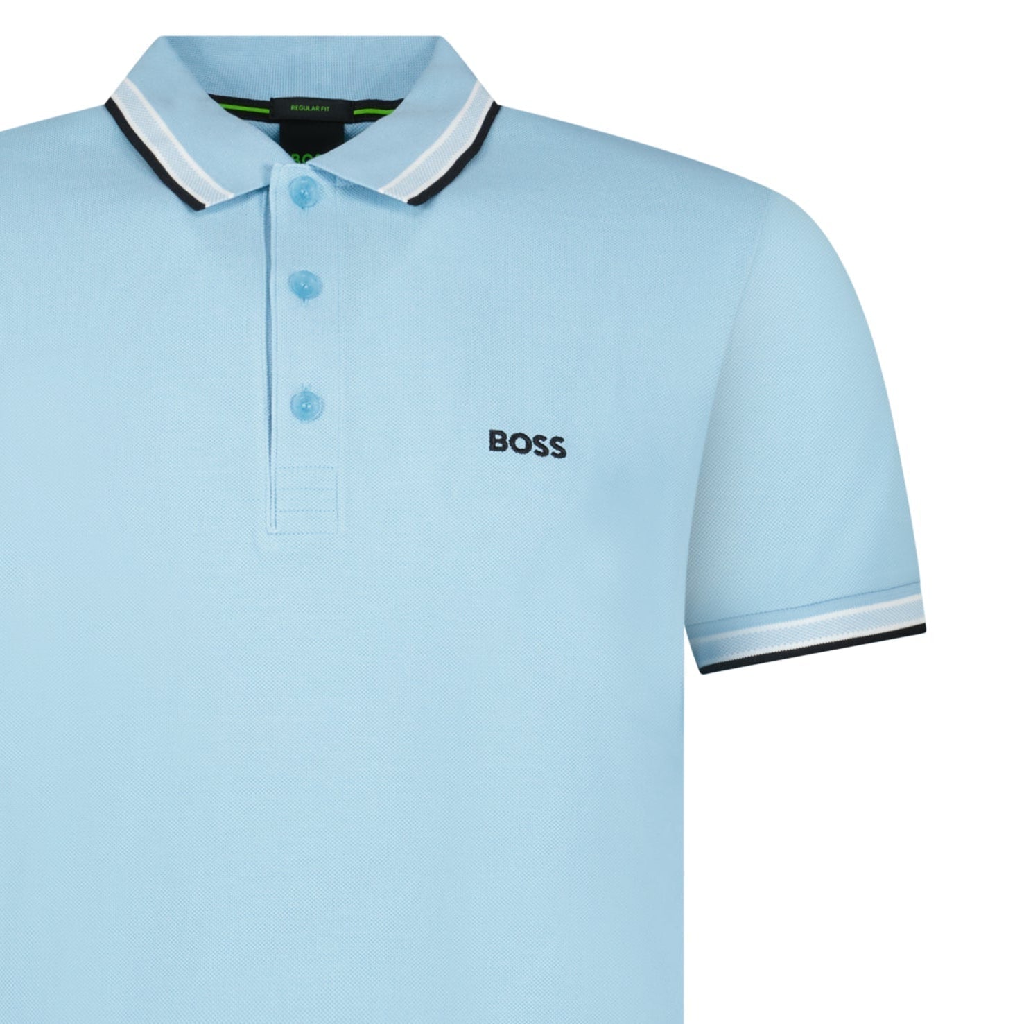 Boss Paddy Polo Shirt in Pastel Blue