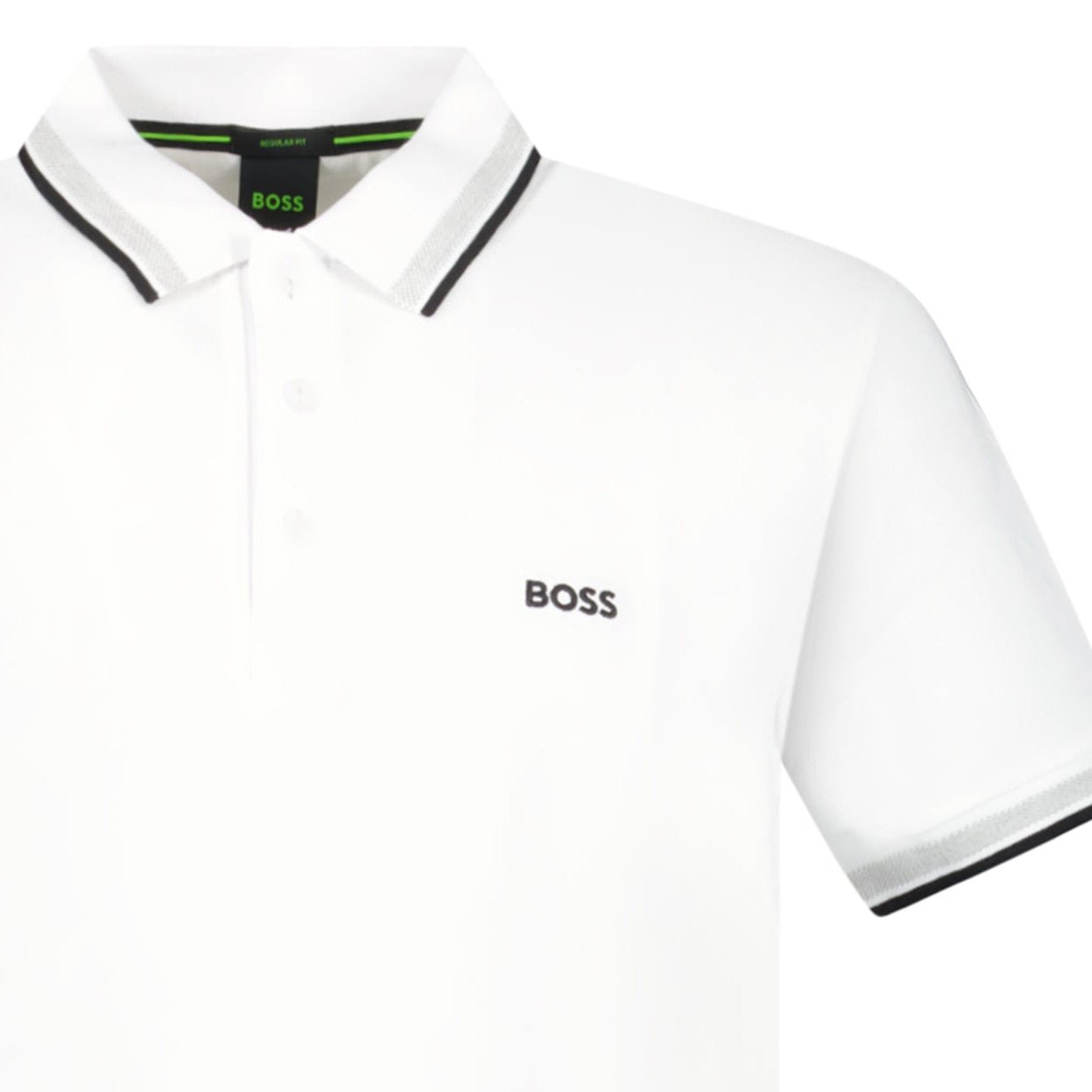 Boss Paddy Polo Shirt White