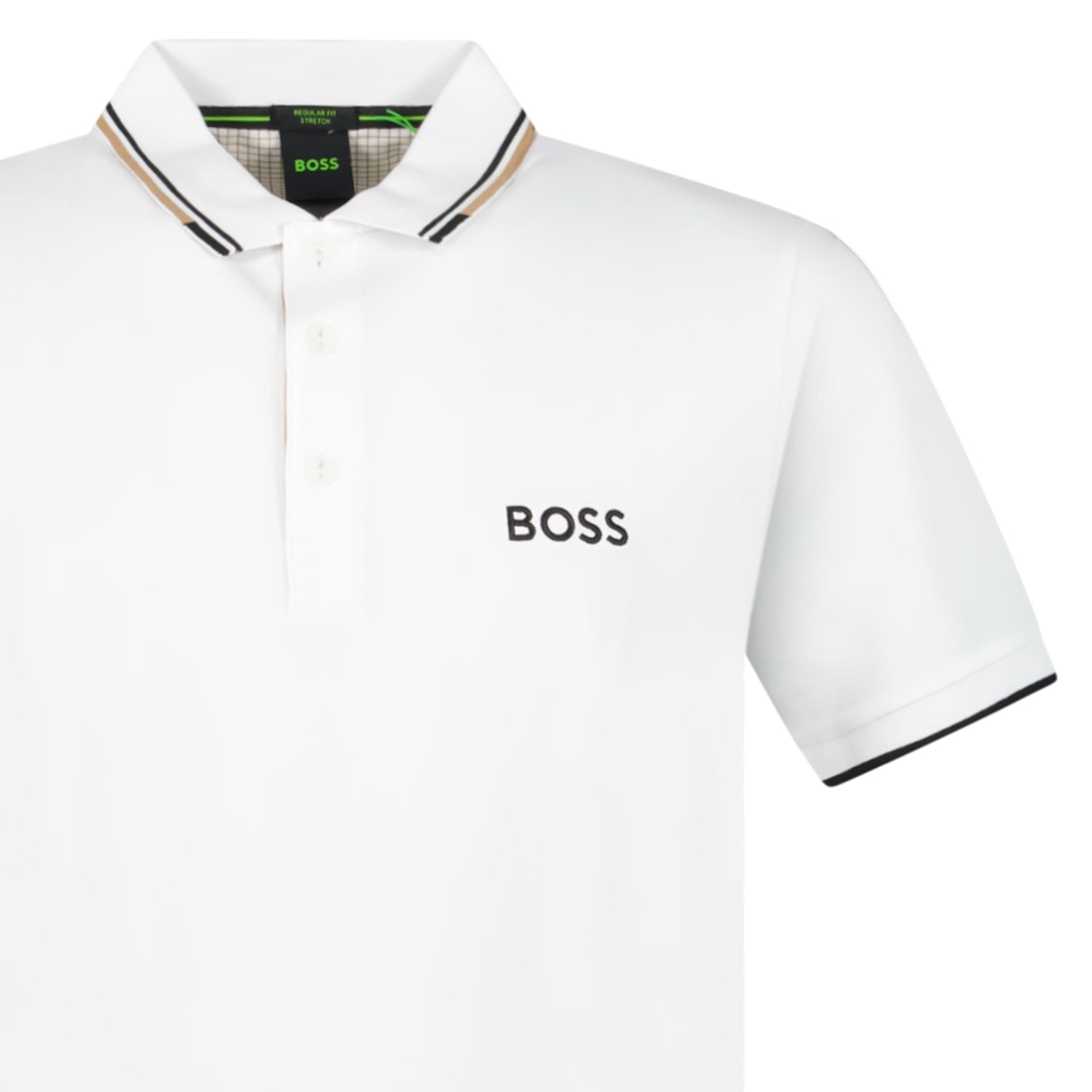Boss Paddy Pro Golf Polo Shirt in White