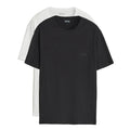 Boss Two-Pack Ribbed T-Shirts in White & Black