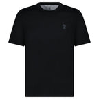 Brunello Cucinelli Cotton Jersey T-Shirt in Black