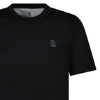 Brunello Cucinelli Cotton Jersey T-Shirt in Black