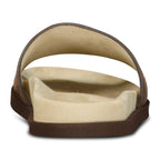 Brunello Cucinelli Suede-Strap Flat Sandals in Brown