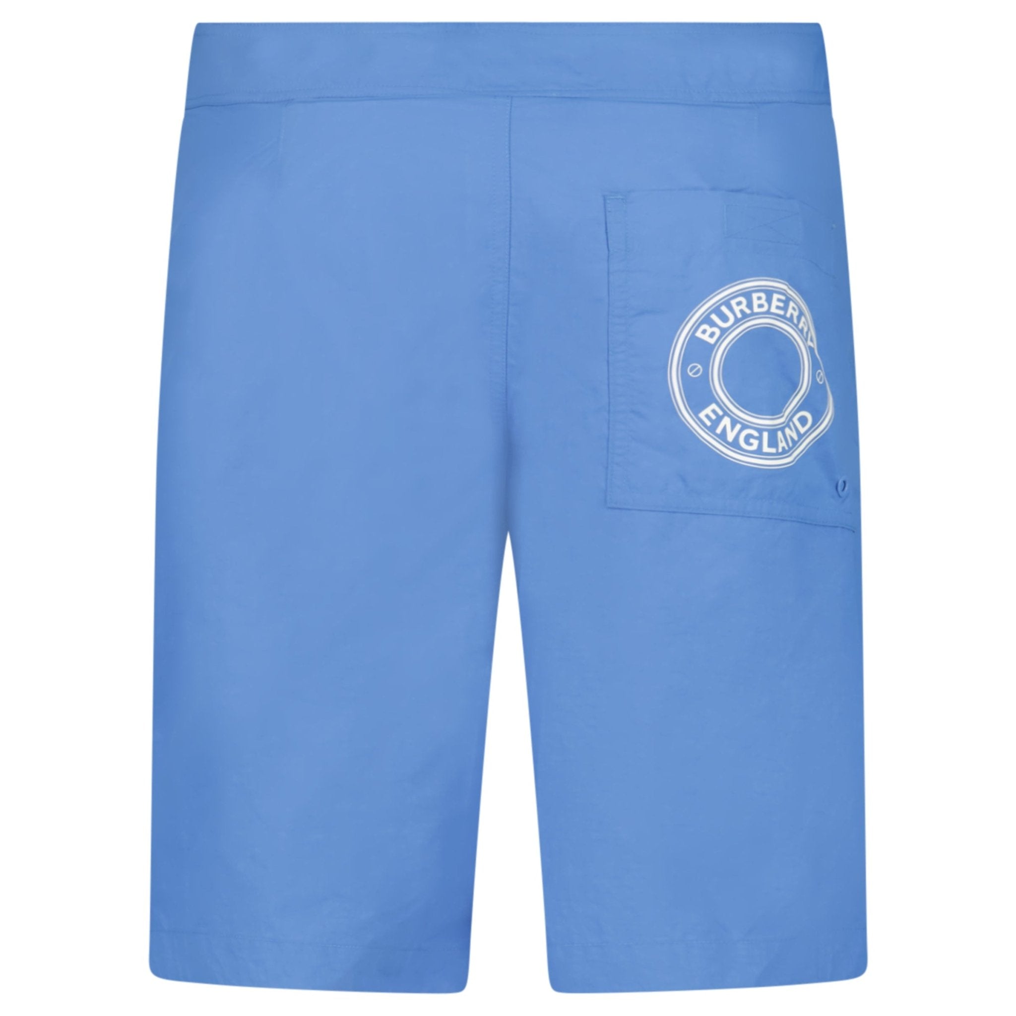 Burberry 'Brenton' Nylon Logo Swim Shorts Periwinkle blue