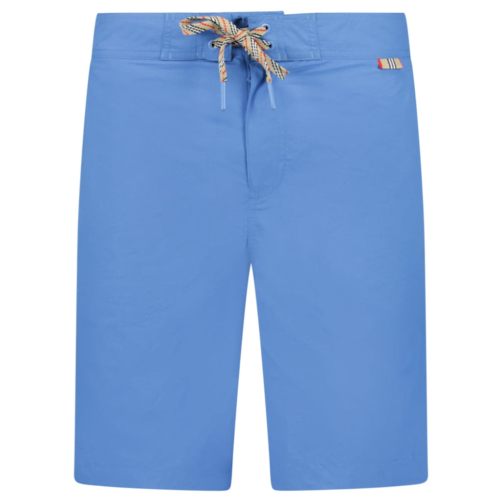 Burberry 'Brenton' Nylon Logo Swim Shorts Periwinkle blue