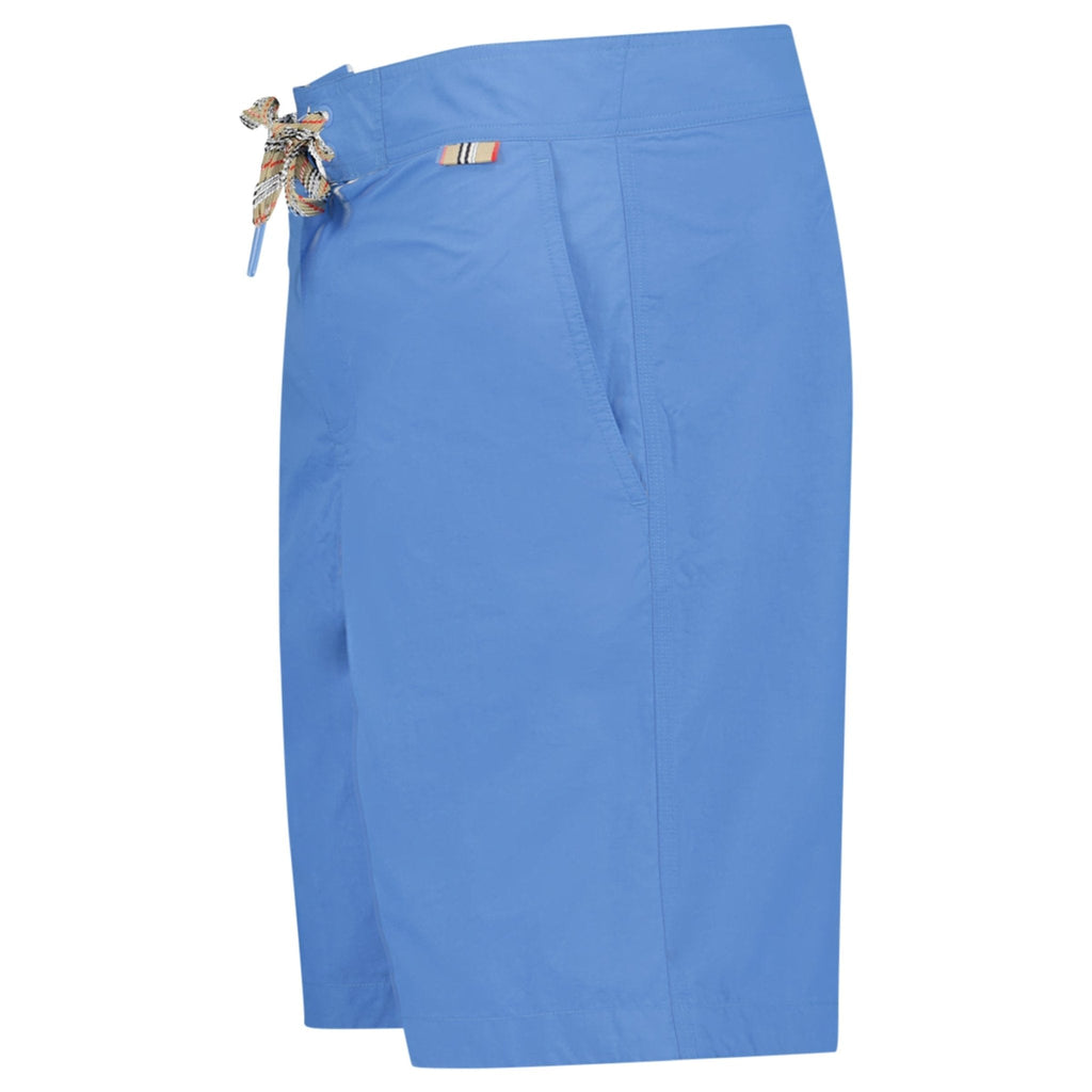 Burberry 'Brenton' Nylon Logo Swim Shorts Periwinkle blue
