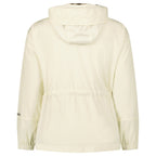 Burberry 'Birley' Check Hooded Rain Jacket Vanilla