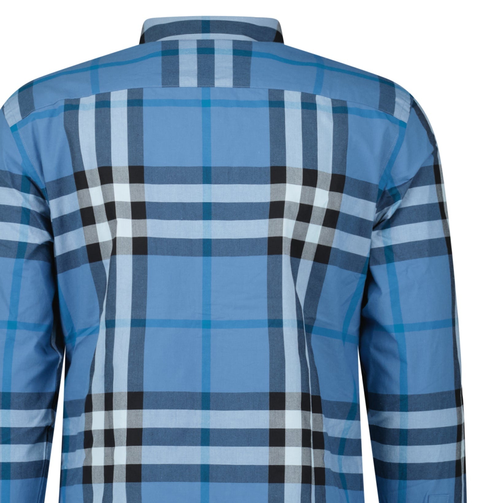 Burberry 'Claverdon' Check Shirt in Blue Jade