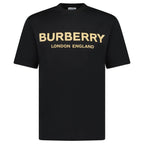 Burberry 'Ellison' Logo Print T-Shirt Black