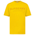 Burberry 'Ellison' Logo Print T-Shirt Orange